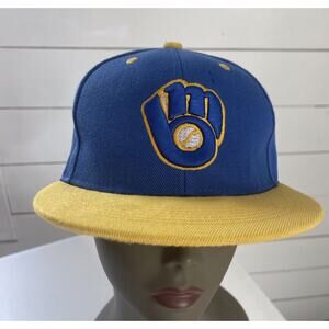 Milwaukee Brewers Max Headgear SnapBack Cap Hat OSFM